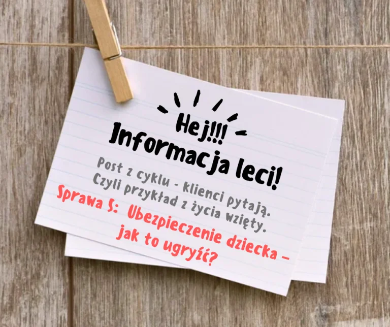 Ubezpieczenie dziecka – jak to ugryźć?